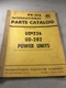 International UD236, UD282 Power Units Parts Manual