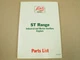 Lister ST Range Industrial + Marine Auxiliary Parts List 1979 Ersatzteilliste