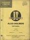 I&T ALLIS-CHALMERS IMPLEMENT TRACTOR Model D10 D-12 No. AC-14 Shop Manual