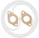 2PK INTAKE PIPE GASKET FITS HONDA CARBURETOR ATC110 ATC90 CT90 CM 17119-046-306