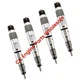4x Fuel Injector 4988835 0445120204 for Cummins QSB4.5 QSB6.7 ISBe ISDe 6.7L