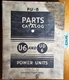 IH International Harvester U-6 UD-6 Power Unit Parts Catalog Manual PU-8 7/44