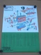 Vintage Poster - The Parts Of The Perkins 6.354 Diesel Engine - 38-7/8"x 28-5/8"