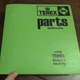 TEREX TS-46B Scraper Tractor Parts manual book list catalog pan bowl list motor