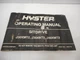 Hyster Operating Manual SITDRIVE J30XMT2, J35SMT2, J40XMT2 P/N 1463779