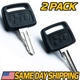 (2pk) Ignition Key fits John Deere X465 X475 X485 X495 X575 X585 X595 FX355 RX95