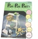 Susan Bates Pom Pom Animals Book Pon Party Ornaments Craft 31 Pages Vintage 1979