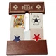 Vtg Marlboro Texan No 45 Poker Cards Cigarette Advertising 2 Decks Storage Case