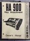 Unsealed Gehl Agriculture HA 900 Hay Attachment Manual Form No. 901563 @B2