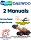 DOOSAN-DAEWOO MEGA400-III PLUS WHEEL LOADER SERVICE ENGINE REPAIR MANUAL PDF USB