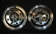 International 4200 4300 4400 4700 19.5" 8 lug Front Pair Wheel Liners Hubcaps