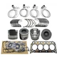 Overhaul Rebuild Kit For Doosan Daewoo D24 D24NAP Engine For Bobcat 89mm