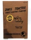 CAT Caterpillar DW15 TRACTOR Parts Catalog Book Manual S/N: 75D1 and up