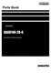 Komatsu SA6D140-2B-G Engine Parts Catalog Manual SN 22537-UP (Rear Engine)