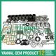 8X Engine Overhaul Rebuild Kit With Gasket Bearing Valve For Mitsubishi 8DC2