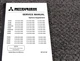 Mitsubishi FG35K Forklift OPTIONS Service Repair Manual Supplement 99719-91100