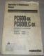 KOMATSU PC600-6K PC600LC-6K EXCAVATOR OPERATION & MAINTENANCE MANUAL BOOK