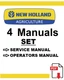 New Holland TC31DA Tractors Service Repair Operators Owners Shop Manual PDF USB