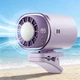 Portable Waist Clip Fan USB Rechargeable Outdoor Fan Hiking Rock Climbing