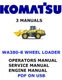 KOMATSU WA380-8 WHEEL LOADER SERVICE ENGINE REPAIR OWNERS MANUALS PDFS ON USB