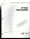 Original Hewlett Packard HP 436A Power Meter Operating Info 00436-90036