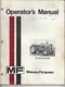 Massey Ferguson MF 230 Tractor  Operator's Manual