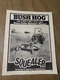 BUSH HOG SQUEALER ROTARY CUTTER OPERATOR'S MANUAL SQ42,48,60,72,84 #1J-2159-X19