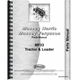 Massey Ferguson 33 Industrial Tractor Parts Manual
