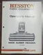Hesston 6665 Auger Header Opr Manual Part # 8084386