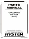 Hyster H45XM, H50XM, H55XM, H60XM, H65XM H177 Forklift Parts Catalog Manual PDF