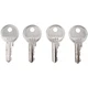4X Ignition Keys 455 7010698 For JLG Lift CM1432 CM2046 120SXJ 25RTS 400RTS