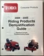 Toro Riding Products Demystification Guide  2004-2005 Form No. 492-9137
