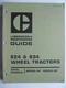 CATERPILLAR  824 & 834 WHEEL TRACTORS  LUBRICATION & MAINTENANCE GUIDE