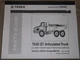 TEREX TA30 G7 ARTICULATED DUMP TRUCK PARTS MANUAL BOOK S/N A8941011-A8941753