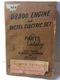 Caterpillar D8800 Engine & Diesel Electric Set Parts Catalog Manual Book, 1945