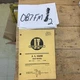J.I. Case C-10 Series 500 600 900B I&T Tractor Repair Manual