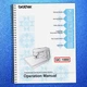 BROTHER QC-1000 Sewing Machine User Manual OWNERS Guide - TOUGH LOOP BINDING