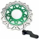KX250F KX450F For Kawasaki 320mm Brake Disc Rotor + Adapter KX125 KX250 KLX450R