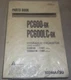 KOMATSU PC600-6K PC600LC-6K HYDRAULIC EXCAVATOR PARTS BOOK MANUAL S/N 11001-UP