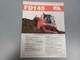 Fiat Allis FD145 Crawler Dozer Brochure 4 Page