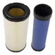 Air Filter Set for Caterpillar AP650B AP800D BG225 Baldwin AF25957 AF25618