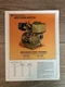 Teledyne Wisconsin Motor Wisconsin Diesel Engines Single Cylinder Paper WD2-860