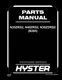 Hyster N35ZRS2, N40ZRS2, N30ZDRS2 (B265) Forklift Parts Manual Catalog Diagrams
