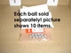 *1EA OEM HONDA  "BALL"  "NEW"  96211-08000 ATC90 ATC110 CT90 CT110 SUB TR(R2080)