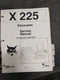Bobcat X225 Excavator Service Manual