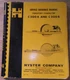 HYSTER C200A C200B VIBRATORY COMPACTOR SERVICE SHOP REPAIR WORKSHOP MANUAL