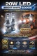 💡Pair Superior LED Headlight Bulbs For Kioti CS2410 CS2510 CS2510S CS2520 ⬆️Vis