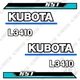 Fits Kubota L3410 HST Decal Kit Tractor Decals  Aftermarket Sticker Set!