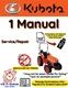 KUBOTA TRACTOR L3608 SERVICE SHOP REPAIR MANUAL PDF ON USB NOT PRINTED
