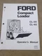 Ford CL-30,CL-40 Compact Loader Operators Manual